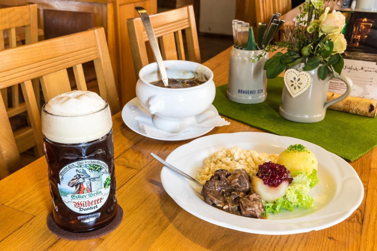 Brauerei-Gasthof Eck Böbrach Eksteriør bilde